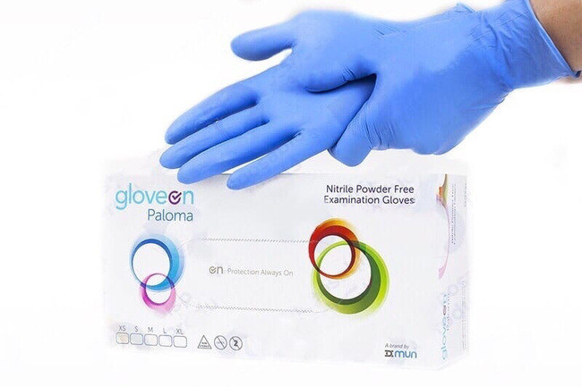 Hartalega Gloveon Paloma Nitrile Glove BLUE